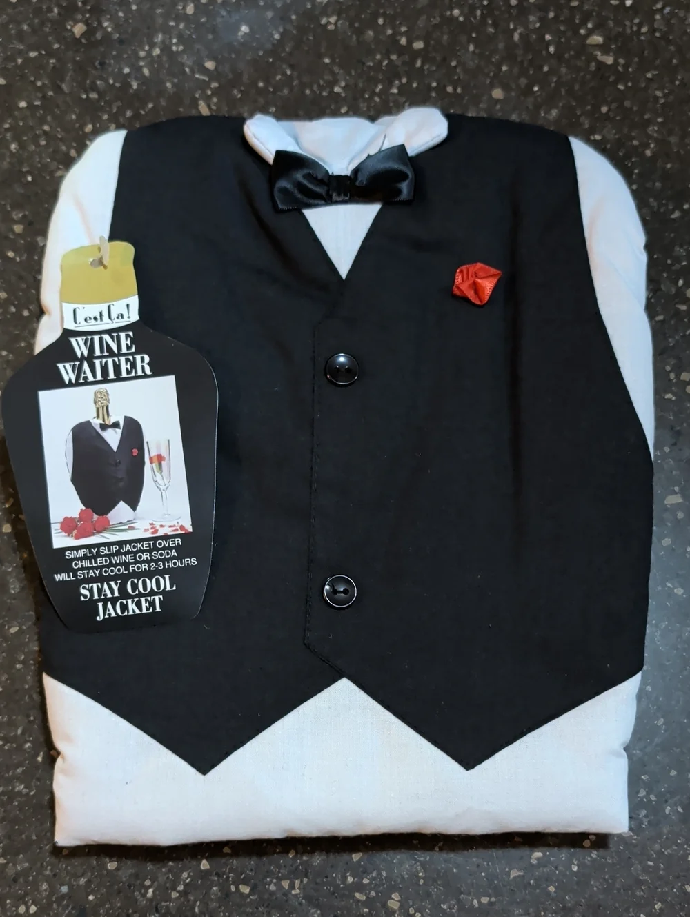 Wine Waiter Stay Cool Jacket - Black with Red Accent